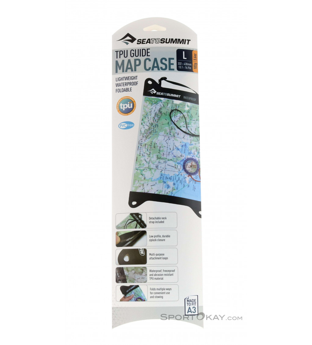 Sea to Summit TPU Guide Map Case L Sac de cartes