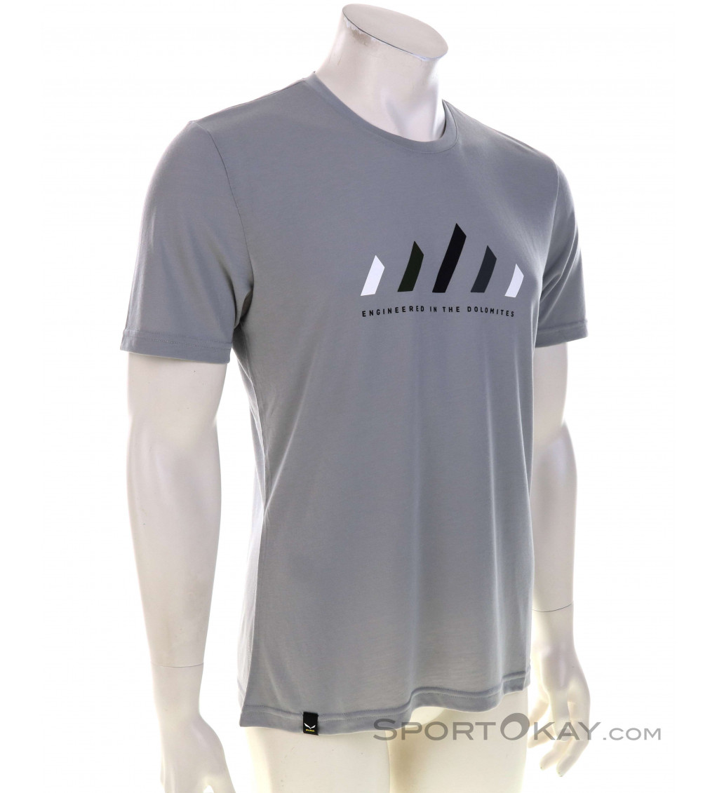 Salewa Pure Stripes Dry Hommes T-shirt