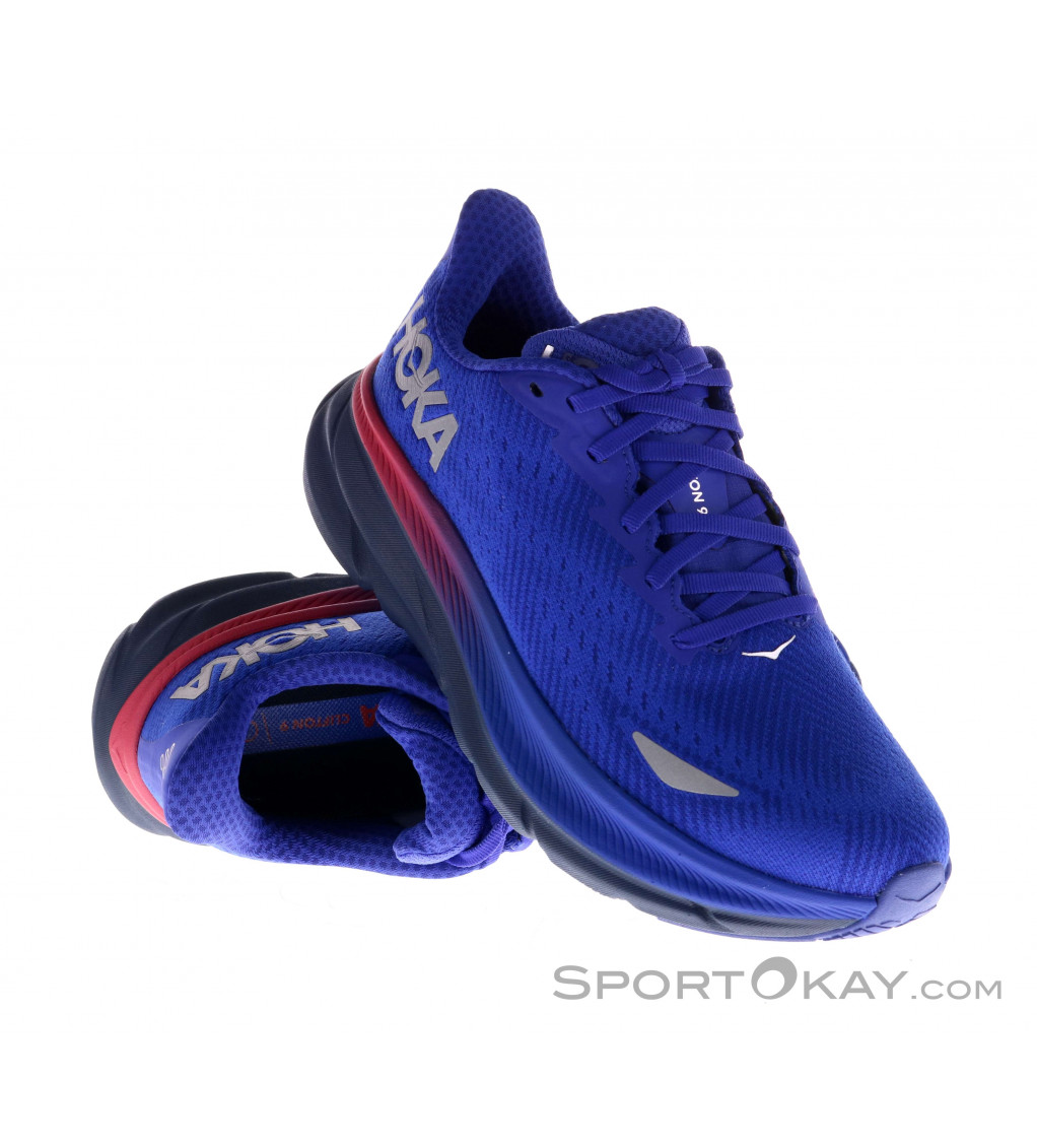 Chaussures de Running Femme Hoka Clifton 9 Bleu Violet