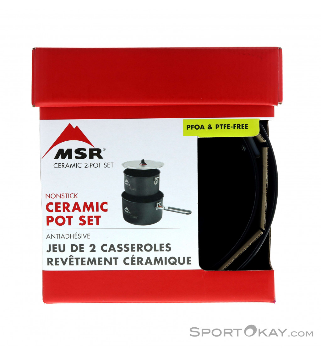 MSR Keramik 2-Pot Plaque de cuisson