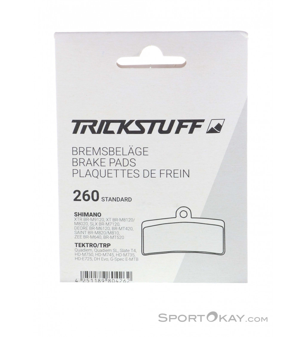 Trickstuff Standard 260 Resin Garnitures de frein