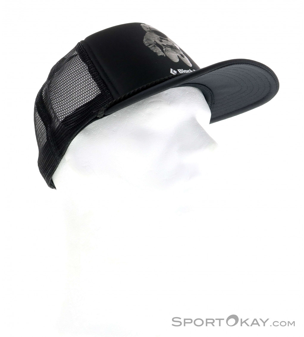 Black Diamond Flat Bill Trucker Hat Baseball Cap