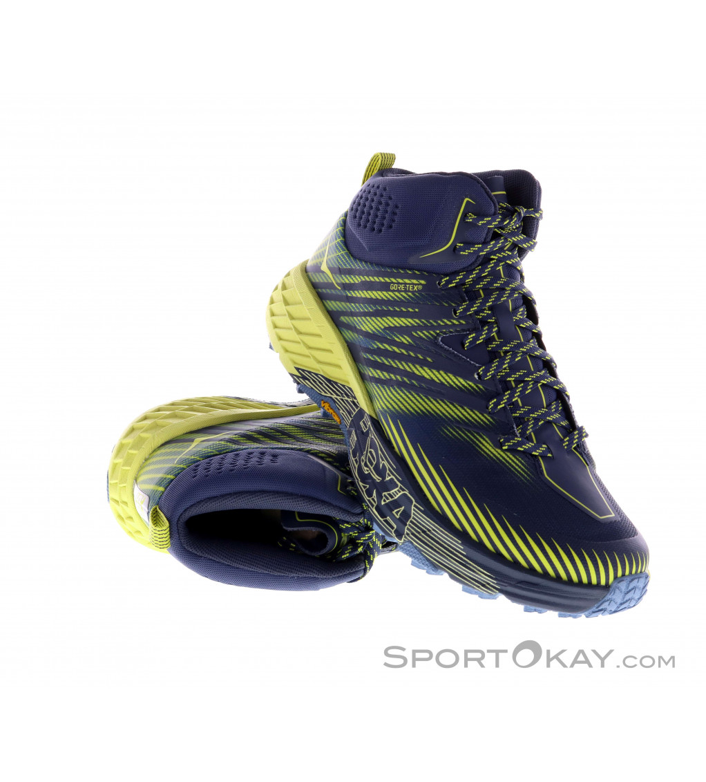Hoka One One Speedgoat 2 GTX Mens Trekking Shoes Gore Tex Calzado para Trekking Calzado y bastones Aire libre Todos