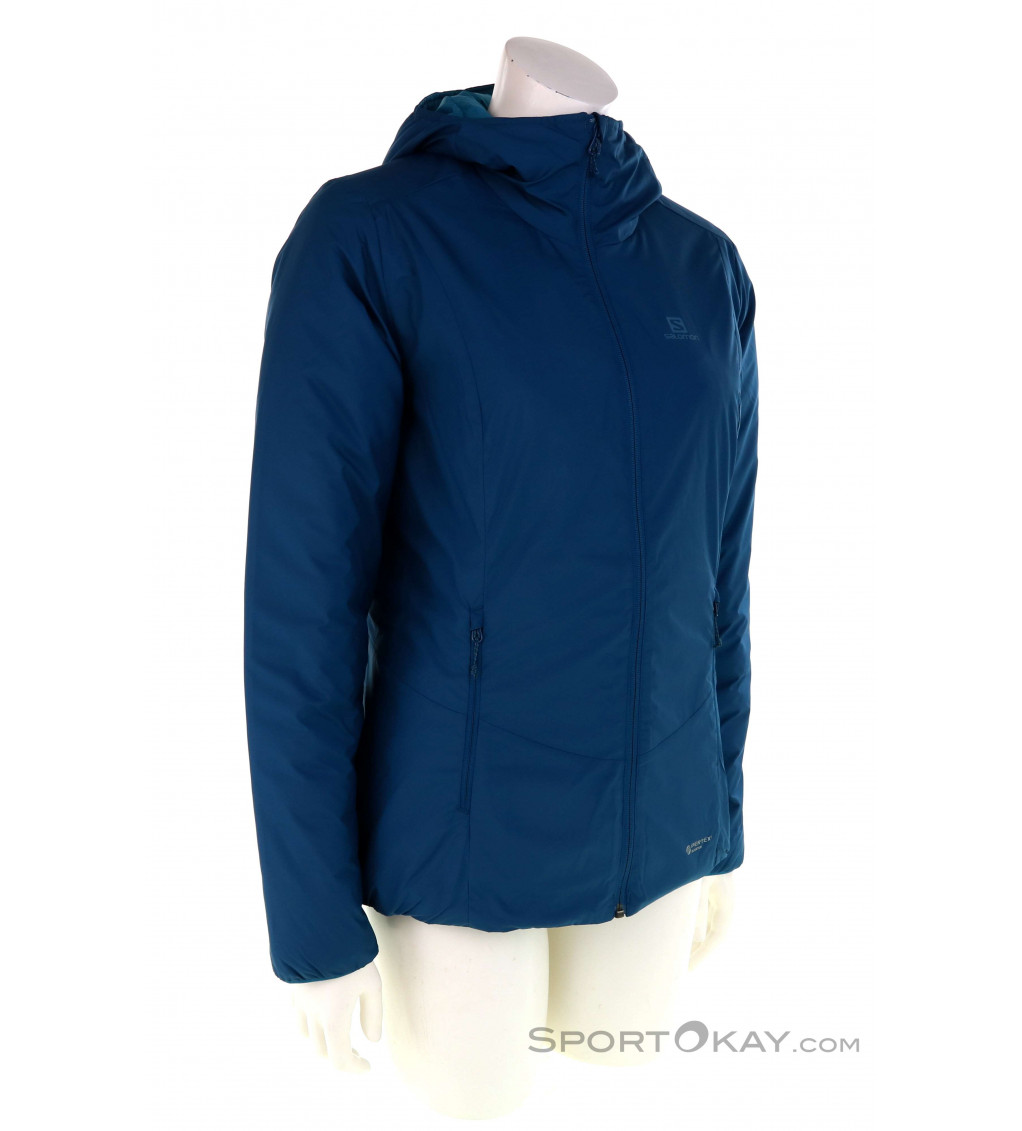 Salomon Drifter Loft Hoodie Womens Ski Touring Jacket Chaquetas Indumentaria de aire libre Aire libre Todos