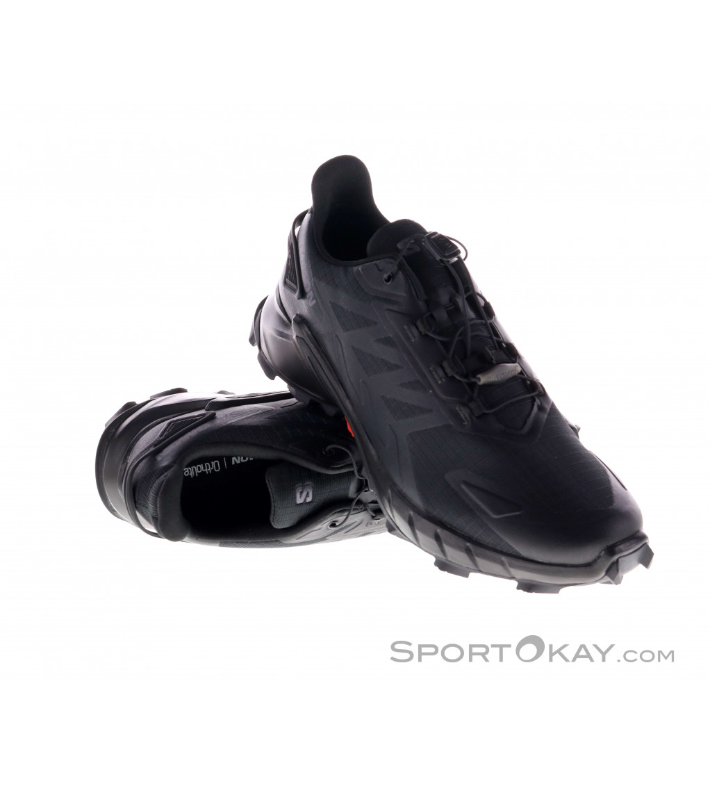 Zapatillas de Trail Salomon Supercross 4 Gore-Tex Negro/Naranja Hombre