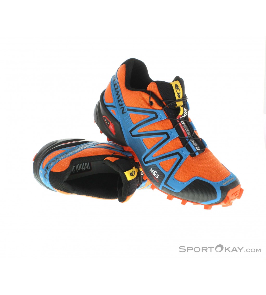 Salomon speedcross 3 black orange hot sale