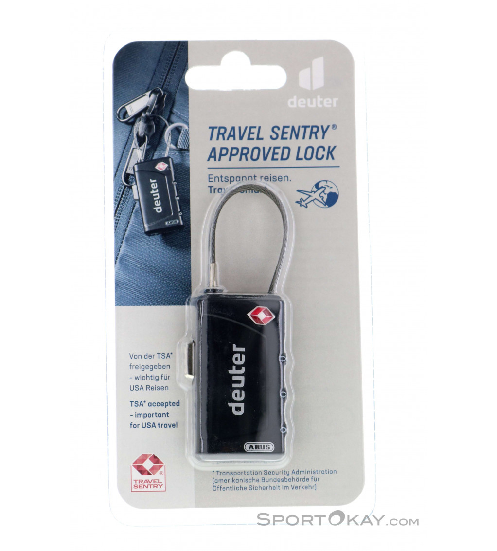 Deuter TSA Cable Lock Cerradura para equipaje