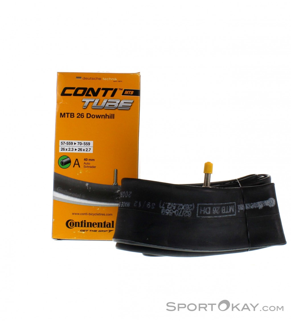 Continental MTB 27.5+ MTB Fat E Bike Inner Tube Schrader Valve - Foto 8
