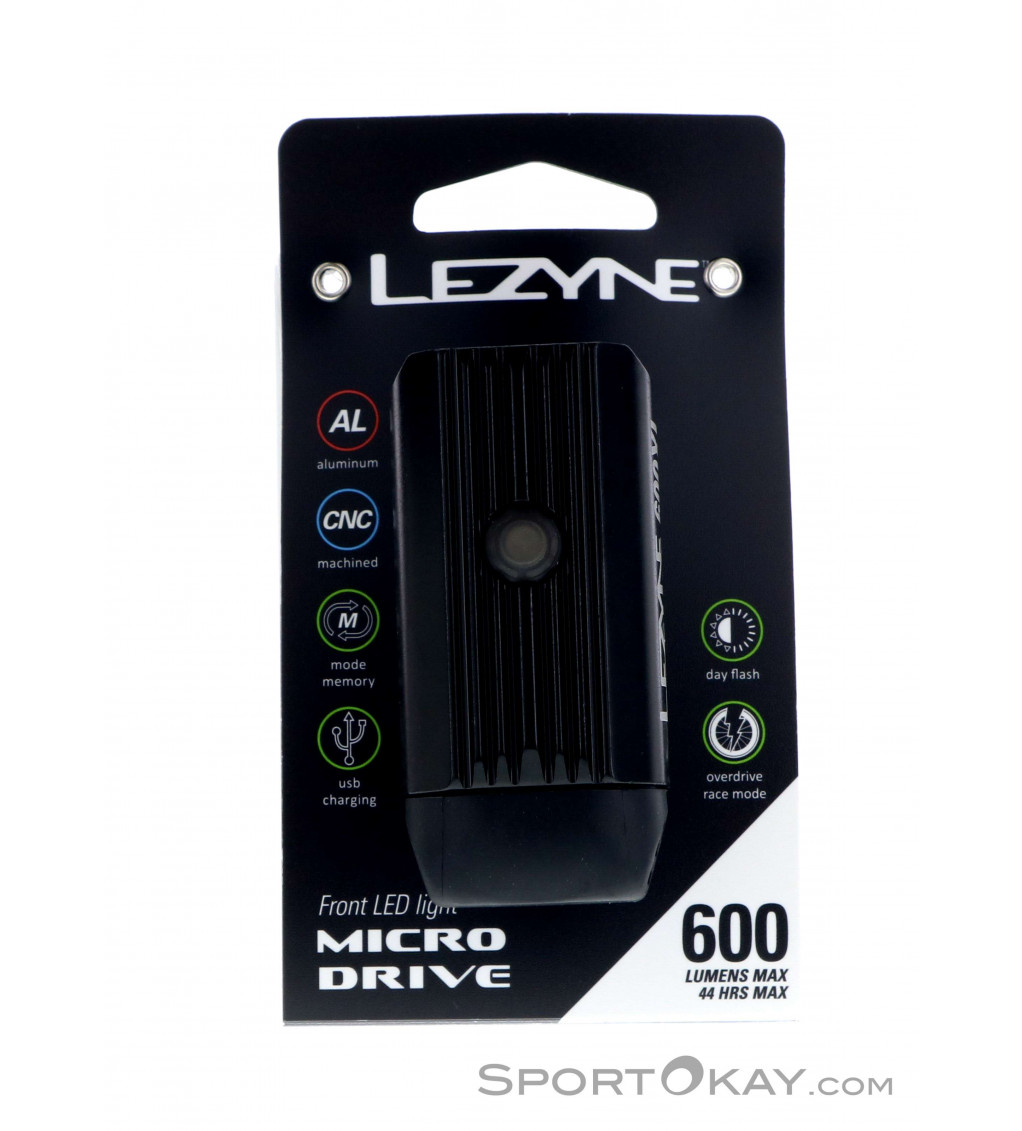 Lezyne Micro Drive 600 XL Luz de bicicleta delantera