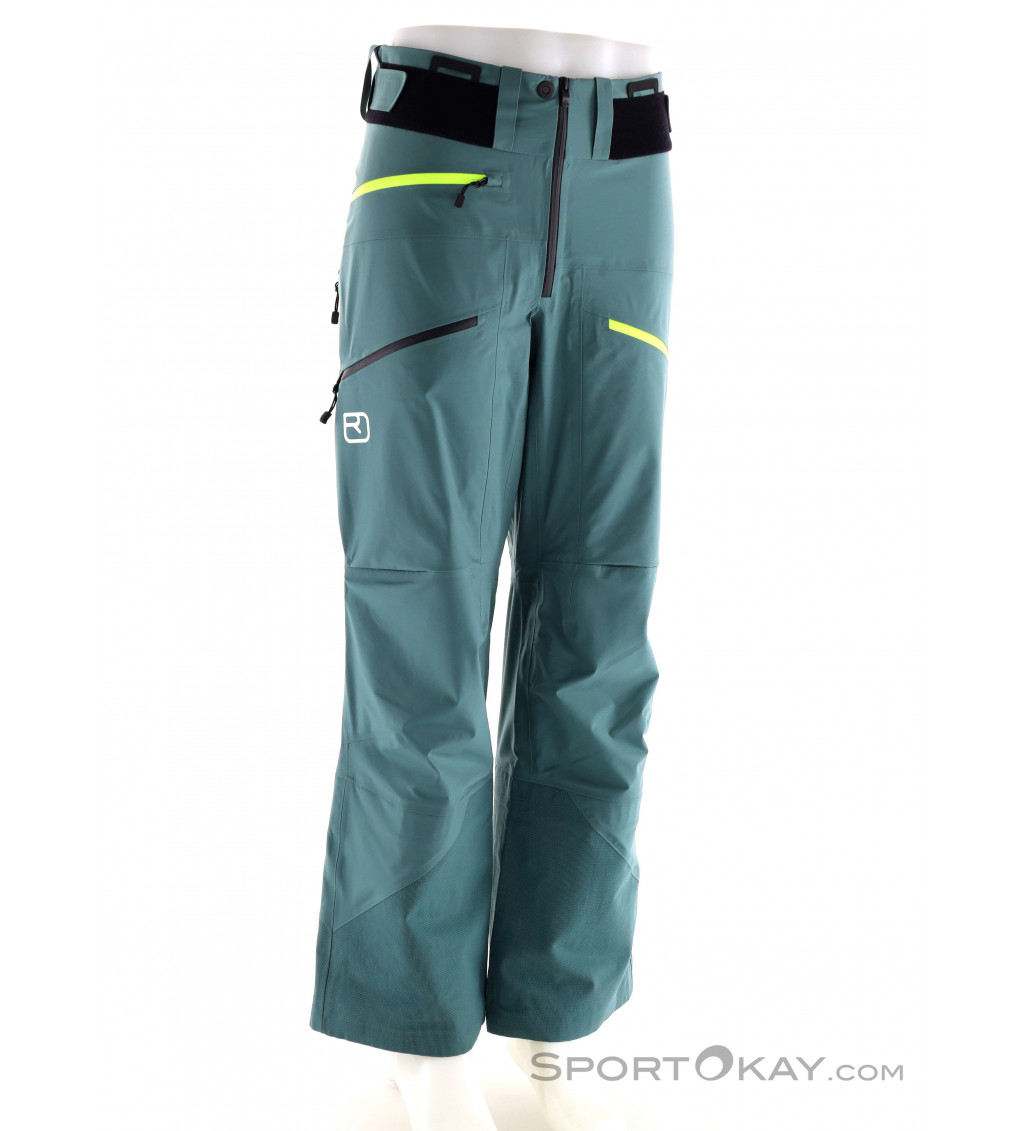 Ortovox 3L Deep Shell Caballeros Pantalón de ski de travesía