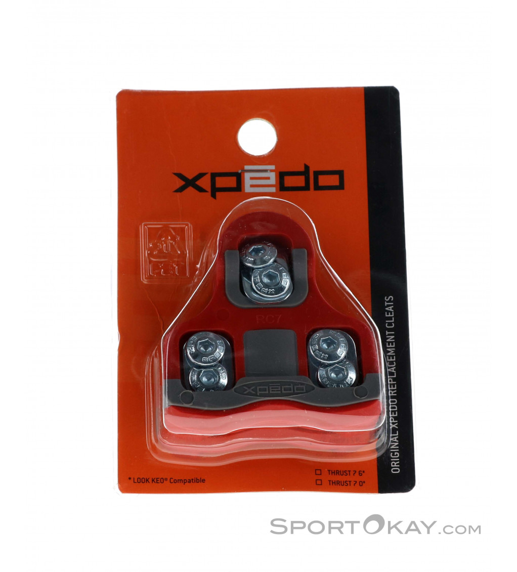 Xpedo Thrust 7 Cleat Set 6° Grapas para pedal