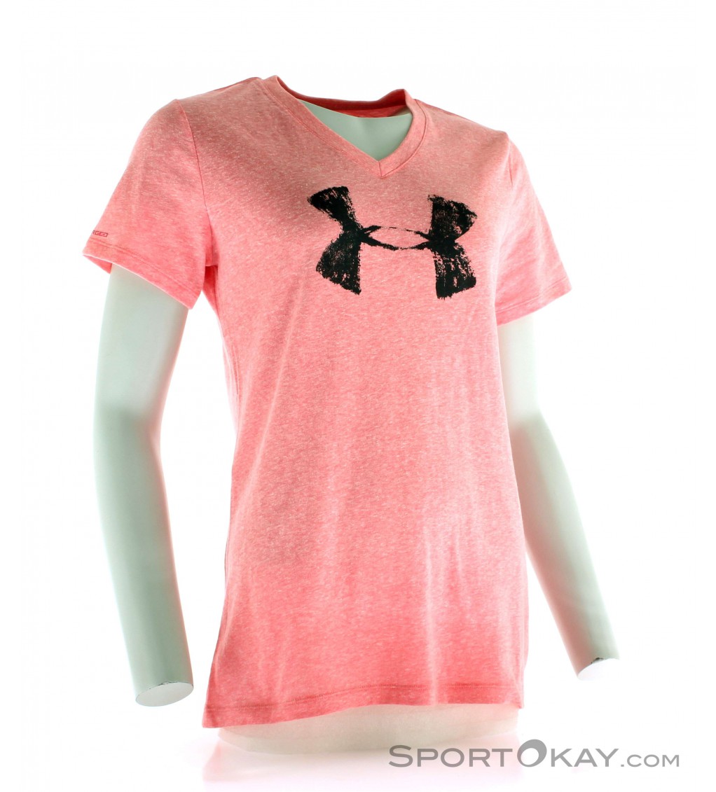 Under Armour Charged Painted Logo SS Womens T-Shirt