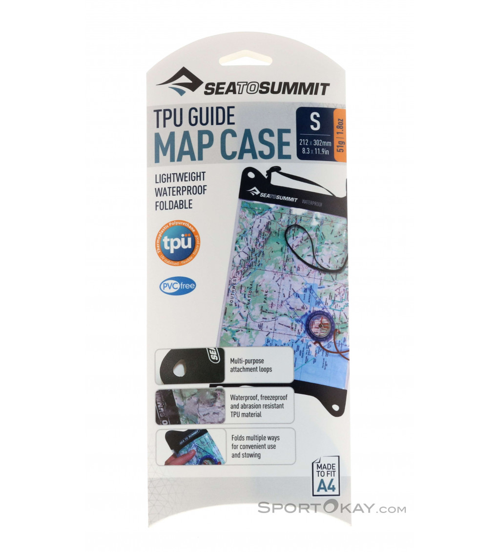 Sea to Summit TPU Guide Map Case S Bolsa para mapas