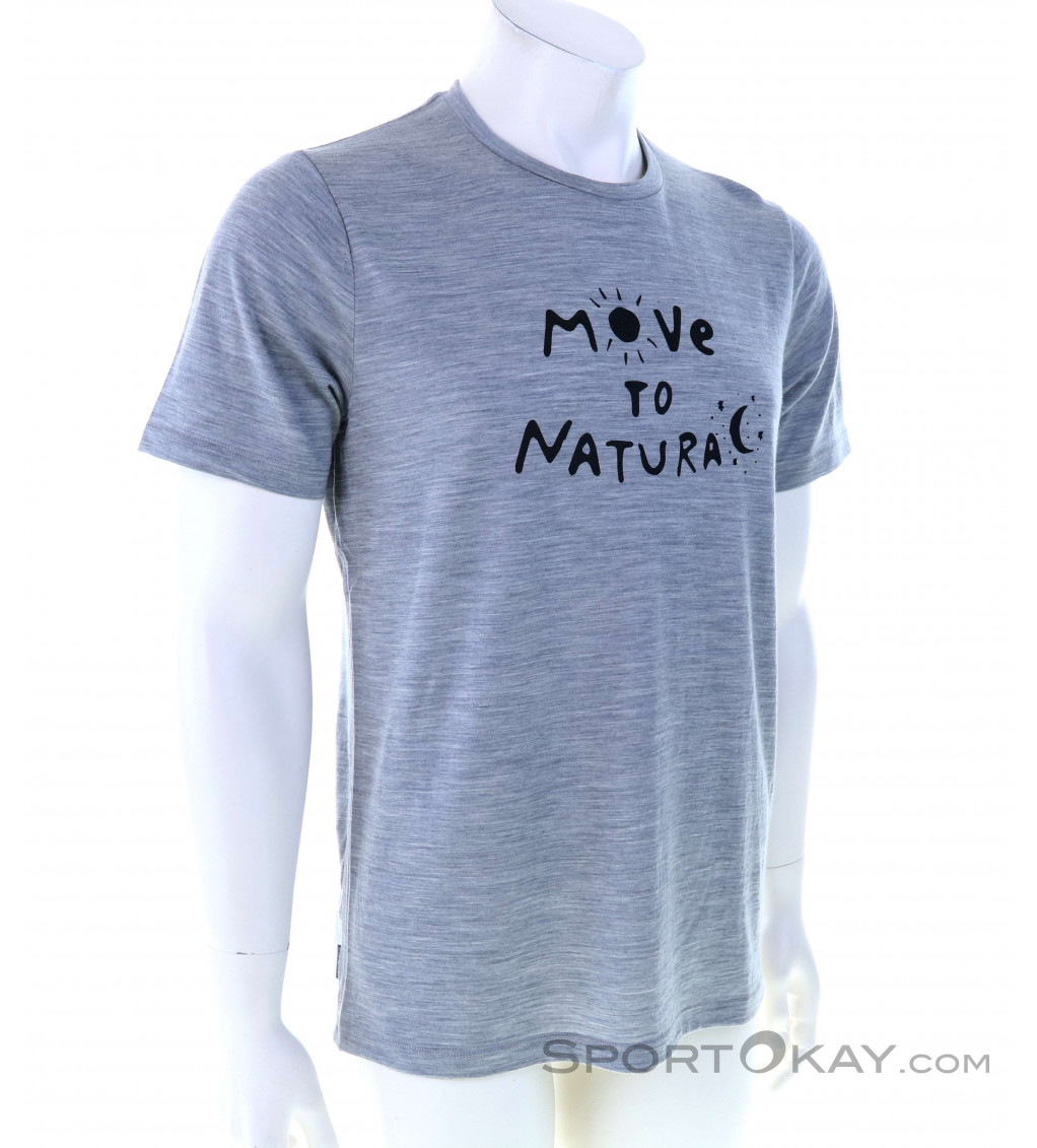 Icebreaker Tech Lite II Tee Move to Natural Mens T-Shirt