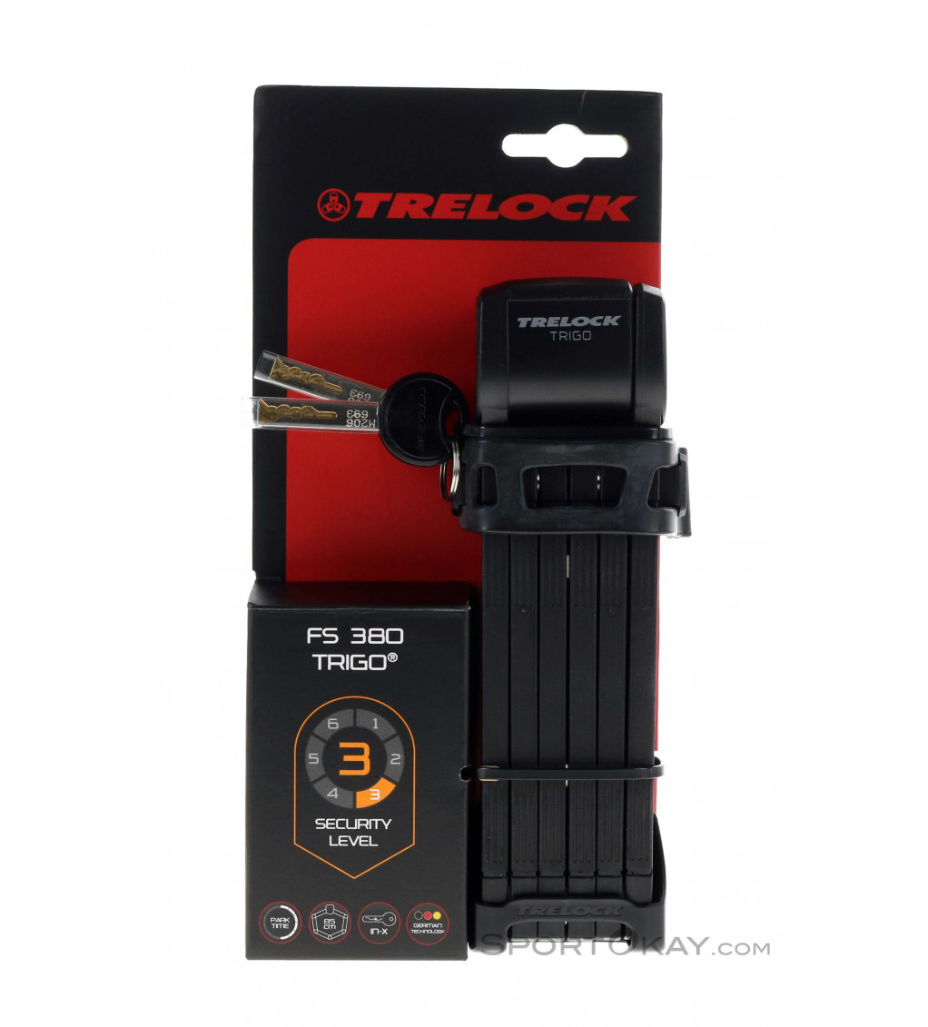Trelock FS380 Trigo 85cm Cerradura para bicicletas