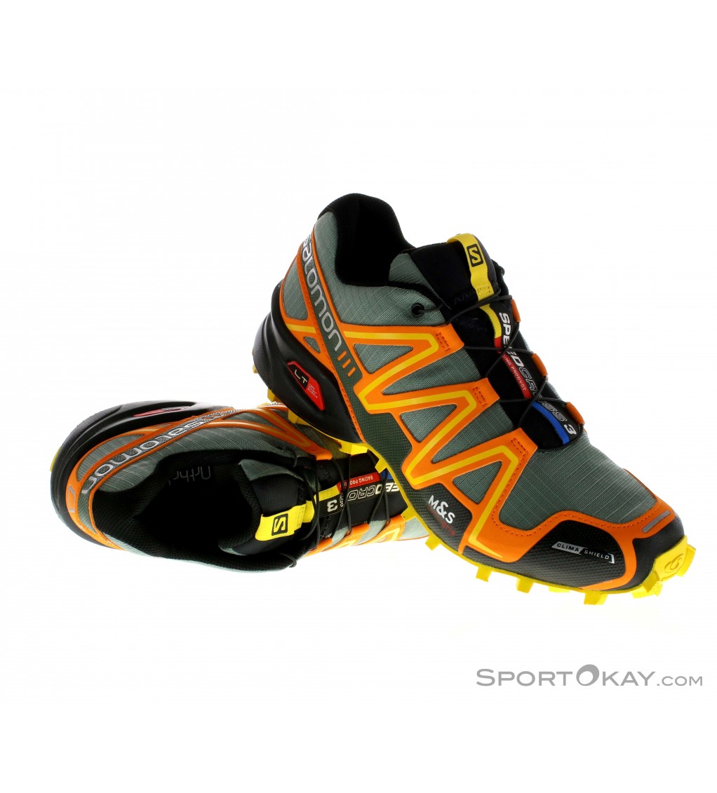 Salomon Speedcross 3 CS Mens Trail Running Shoes Calzado de marcha para rastreo Calzado para marcha Marcha Todos
