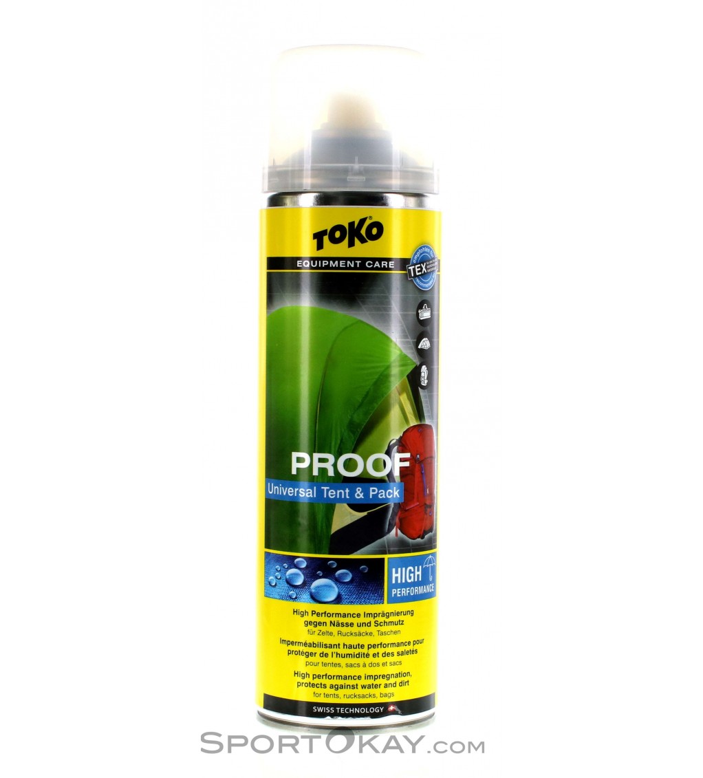 Toko Tent & Pack Proof 500ml Spray impregnable de protección contra elementos
