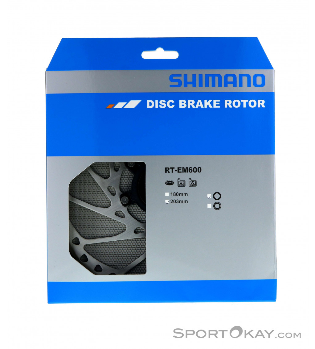 Shimano RT-EM600 203mm Disco de freno Centerlock