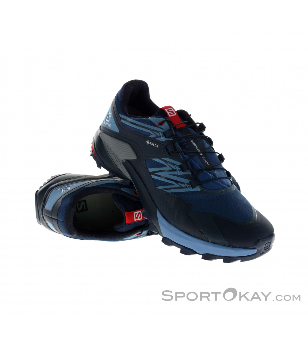 Salomon Wings Sky GTX Mens Trail Running Shoes Gore Tex Calzado