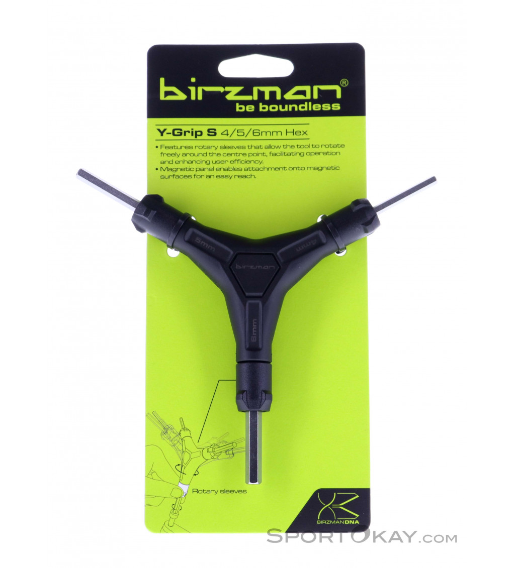 Birzman Y-Grip-S 4/5/6mm Llave de hexágono interior
