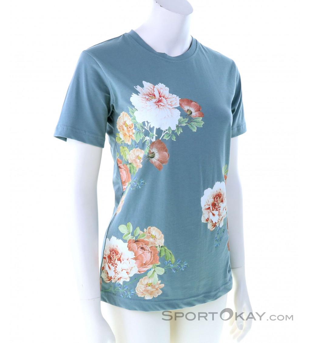 Jack Wolfskin Flower Print Mujer T-Shirt