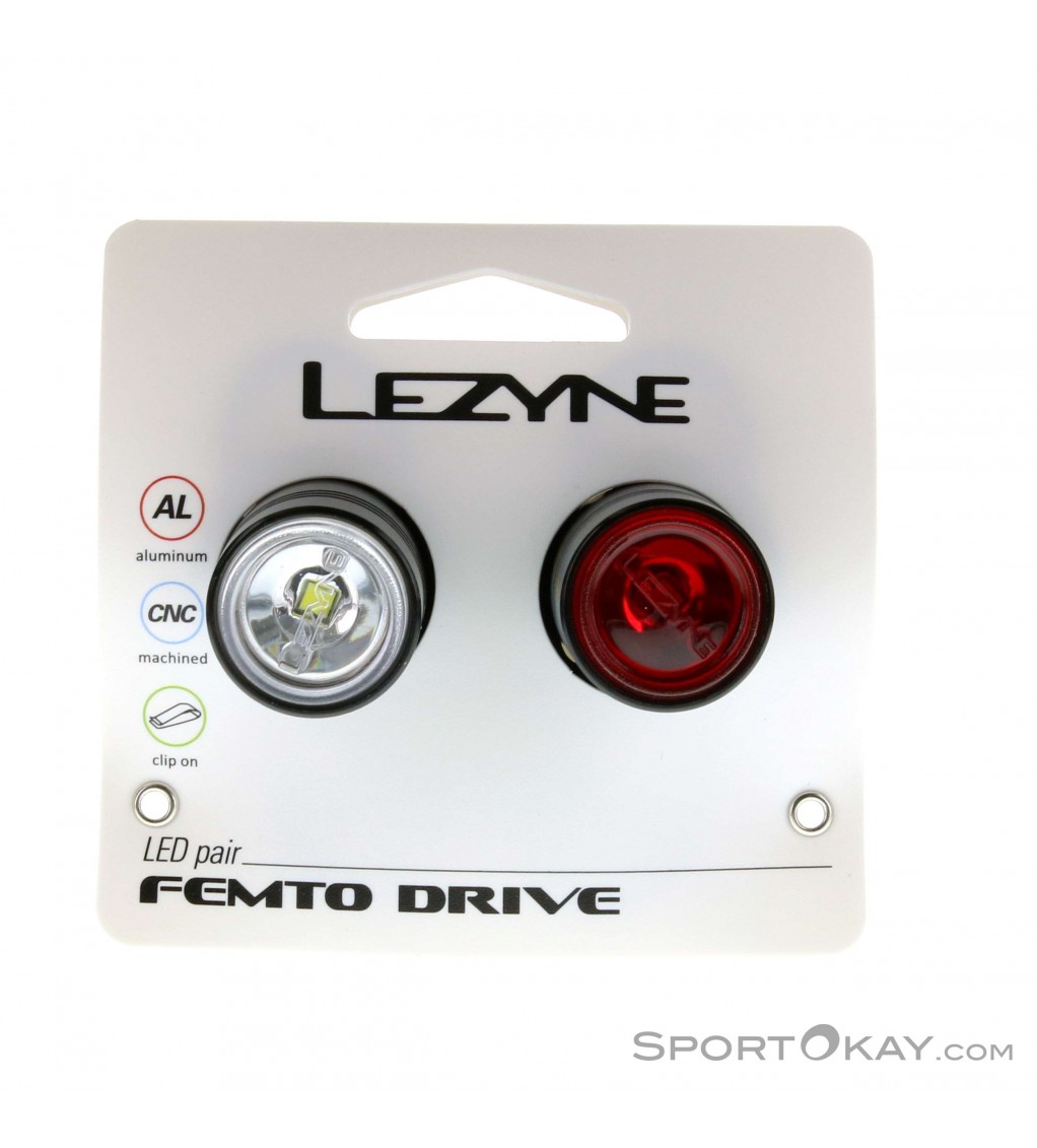 Lezyne Femto Drive Set de luces de bicicleta