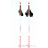 Leki Passion Damen 100-120cm Mujer Bastones para andar Nordic