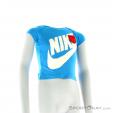 Nike Futura GFX SS Kids Leisure Shirt, Nike, Blue, , Girl, 0026-10082, 5637177363, 887228957299, N1-01.jpg