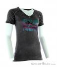 Chillaz V-Neck Shirt Womens T-Shirt, , Noir, , Femmes, 0004-10046, 5637179295, , N1-01.jpg