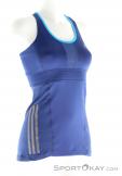 adidas SN Tank W Womens Fitness Shirt, adidas, Azul, , Mujer, 0002-10513, 5637215944, 4053511718779, N1-01.jpg