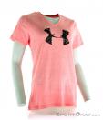 Under Armour Charged Painted Logo SS Womens T-Shirt, Under Armour, Rose, , Femmes, 0001-10214, 5637283368, 888284900175, N1-01.jpg