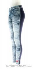 adidas Stellasport Thight Denim Womens Fitness Pants, adidas, Modrá, , Ženy, 0002-10626, 5637326112, 4055012066502, N1-06.jpg