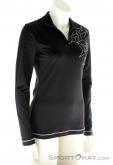 Löffler Thermo Velours Pulli Kristall Womens Running Sweater, , Black, , Female, 0008-10167, 5637350877, , N1-01.jpg