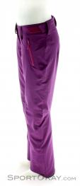 Salomon Iceglory Pant Womens Ski Pants, Salomon, Purple, , Female, 0018-10335, 5637369621, 887850636913, N2-07.jpg