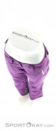 Salomon Iceglory Pant Womens Ski Pants, Salomon, Fialová, , Ženy, 0018-10335, 5637369621, 887850636913, N4-04.jpg