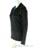Ortovox Supersoft Long Sleeve ZipNeck Womens Function Shirt, Ortovox, Black, , Female, 0016-10197, 5637373413, 4250875225152, N1-06.jpg