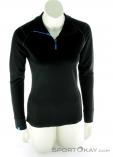 Ortovox Supersoft Long Sleeve ZipNeck Womens Function Shirt, Ortovox, Black, , Female, 0016-10197, 5637373413, 4250875225152, N2-02.jpg