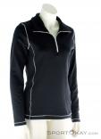 CMP Light Stretch HZ Womens Outdoor Sweater, , Black, , Female, 0006-10121, 5637391423, , N1-01.jpg