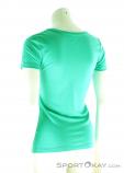 Super Natural V Neck SS 140 Womens T-Shirt, Super Natural, Turquoise, , Female, 0208-10030, 5637394428, 6925269271111, N1-11.jpg