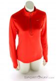 Nike Element Half Zip Womens Running Shirt, Nike, Red, , Female, 0026-10276, 5637461886, 886060734457, N2-02.jpg