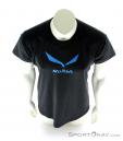Salewa Solidlogo Dry SS Tee Mens Outdoor T-Shirt, Salewa, Black, , Male, 0032-10194, 5637464243, 4053865497016, N3-03.jpg