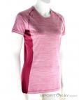 Salewa Pedroc Dry SS Tee Womens Outdoor T-Shirt, Salewa, Lilas, , Femmes, 0032-10219, 5637464946, 4053865428928, N1-01.jpg
