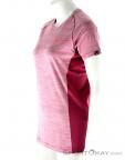 Salewa Pedroc Dry SS Tee Womens Outdoor T-Shirt, , Fialová, , Ženy, 0032-10219, 5637464946, , N1-06.jpg