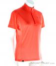 Salewa Pedroc Dry SS HZ Tee Womens Outdoor T-Shirt, , Orange, , Femmes, 0032-10220, 5637464955, , N1-01.jpg