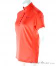 Salewa Pedroc Dry SS HZ Tee Womens Outdoor T-Shirt, , Orange, , Femmes, 0032-10220, 5637464955, , N1-06.jpg