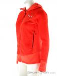 Salewa Ortles PTC Highloft FZ Hoody Womens Outdoor Sweater, , Red, , Female, 0032-10238, 5637465618, , N1-06.jpg