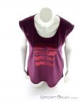 Ortovox Merino Cool SS Mountain Print Womens Outdoor T-Shirt, , Purple, , Female, 0016-10310, 5637468024, , N3-03.jpg