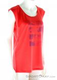 Ortovox Merino Cool SS Mountain Print Womens Outdoor T-Shirt, , Red, , Female, 0016-10310, 5637468039, , N1-01.jpg