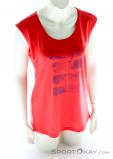 Ortovox Merino Cool SS Mountain Print Womens Outdoor T-Shirt, Ortovox, Red, , Female, 0016-10310, 5637468039, 4250875234130, N2-02.jpg