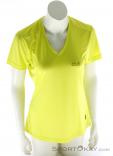 Jack Wolfskin Crosstrail T Womens Outdoor T-Shirt, Jack Wolfskin, Yellow, , Female, 0230-10041, 5637468642, 4055001088928, N2-02.jpg